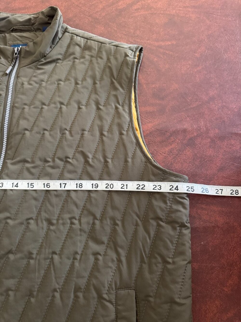 Johnnie-O Santa Monica * California X-Large Men's BELFRY Vest in Mangrove - Picture 6 of 12